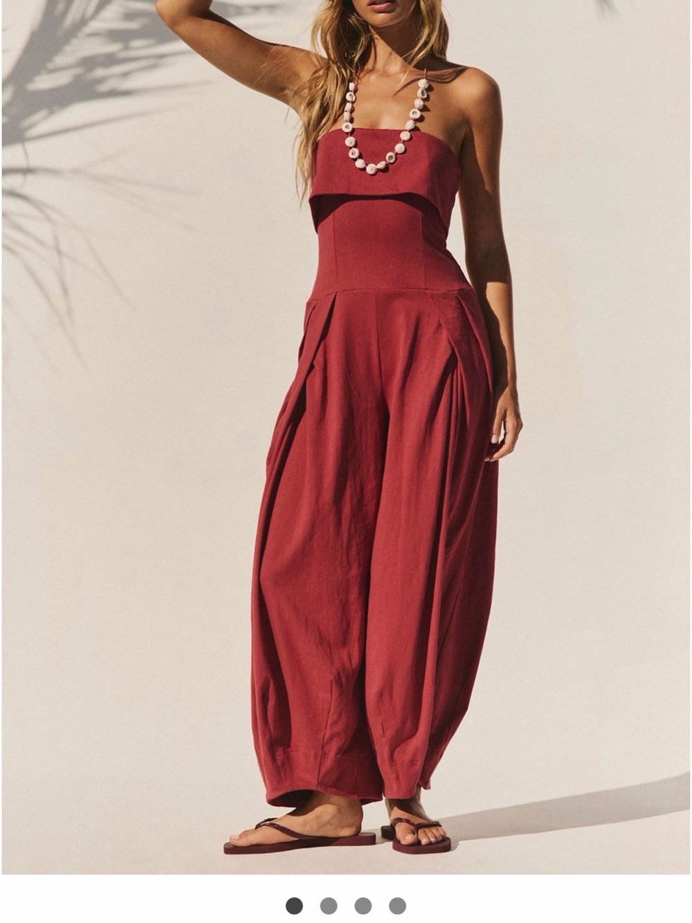 Free People Sonder Jumpsuit, medium in color Summersun - Picture 3 of 8